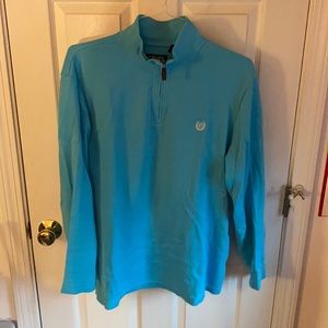 Chaps Blue Quarter Zip
